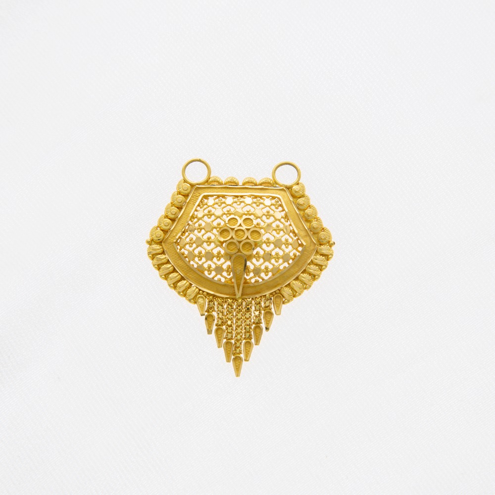 22kt Gold Mangalsutra Pendant