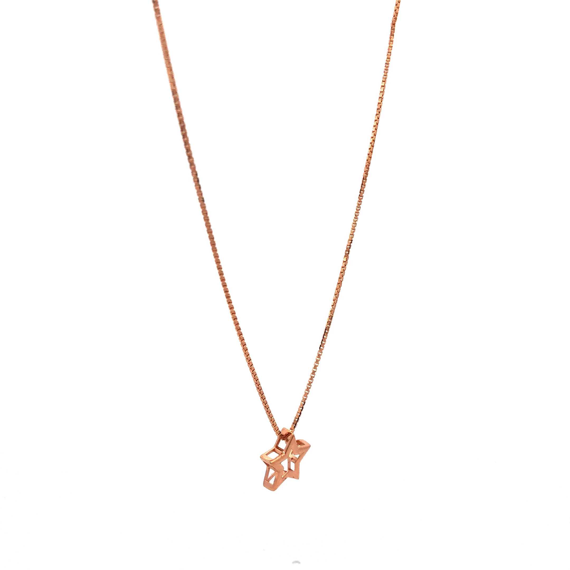 18kt Gold Star Chain