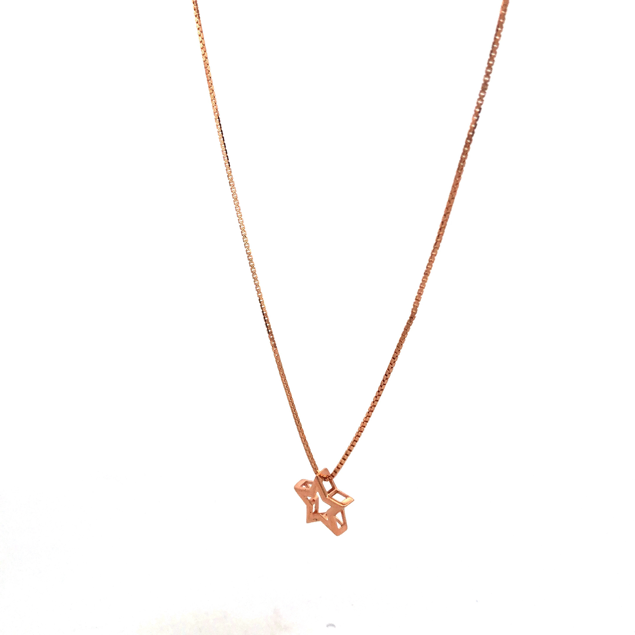 18kt Gold Star Chain
