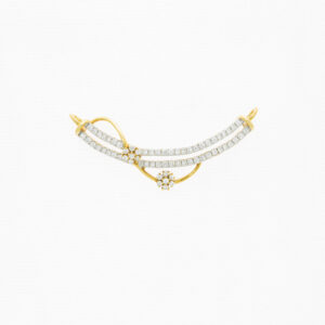Rosegold Diamond Mangalsutra Pendant