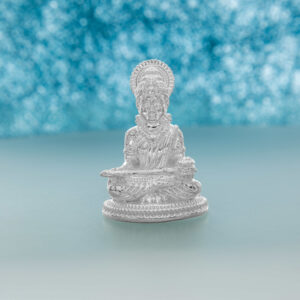 Saraswati Murti in Silver