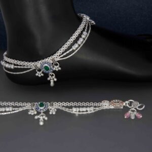 Silver Ankle Payal For Ladies