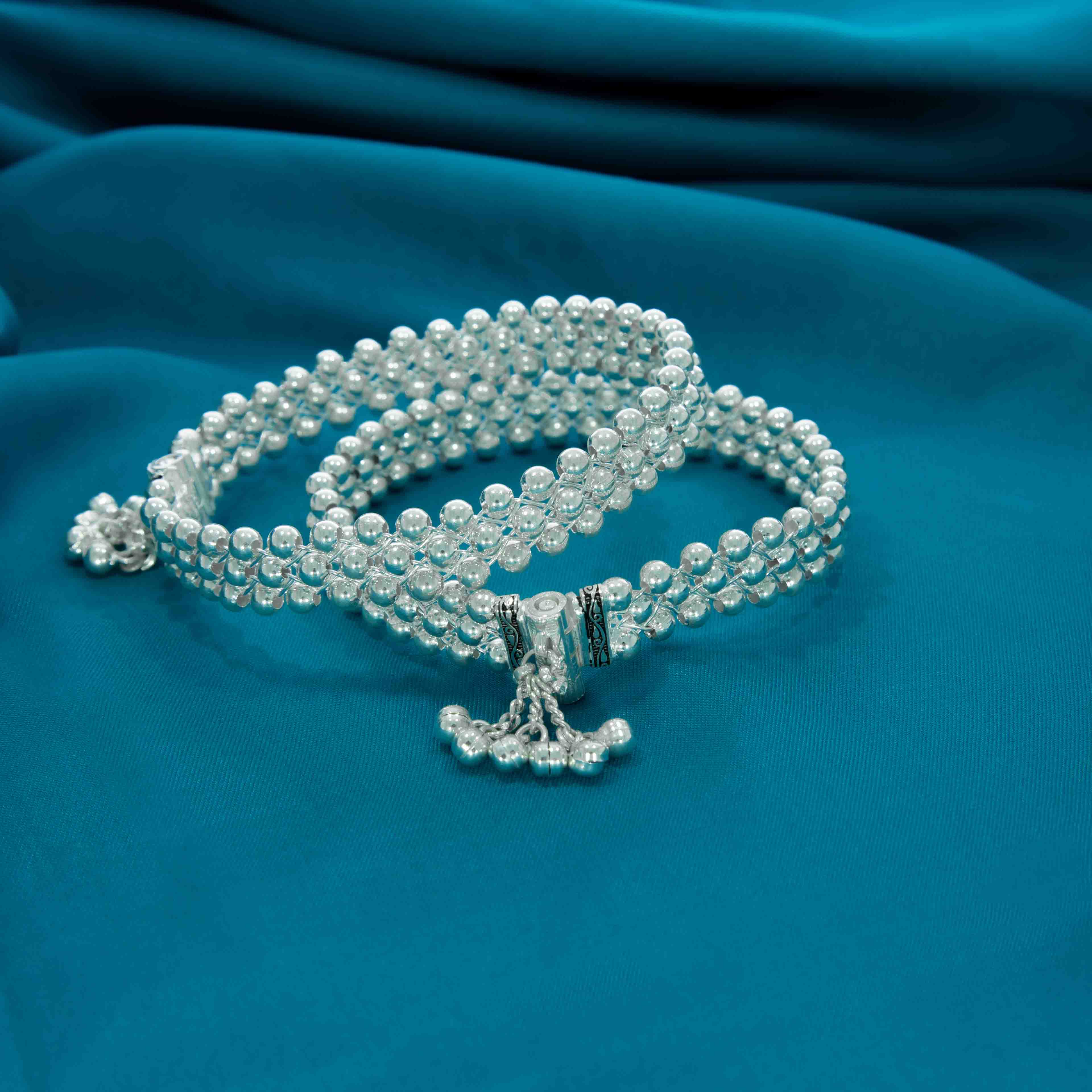 Traditional Silver Payal Design