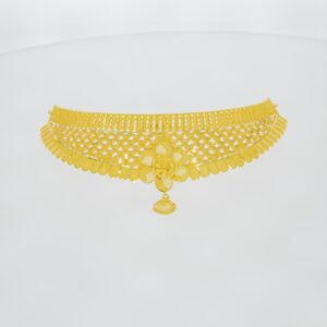 Pretty 22k Gold Choker Necklace
