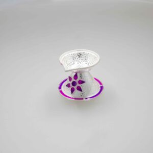 Designer Silver Diya Design
