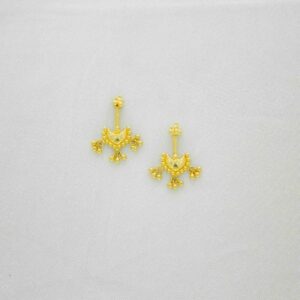 Traditional Gold Bugadi Earrings In 18kt