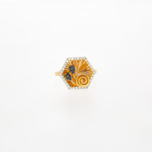 Rose gold 18kt beautiful ring