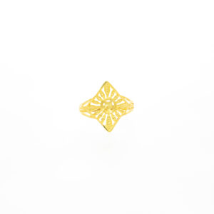 Square Design 22kt Gold Ring