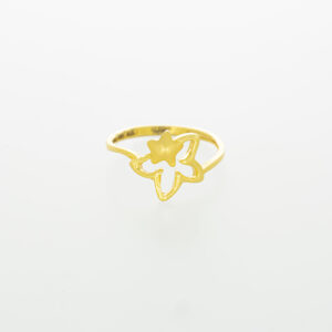 Star Design 22kt Gold Finger Ring