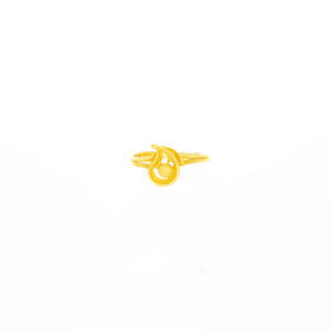 22kt Almond Shape Gold Ring