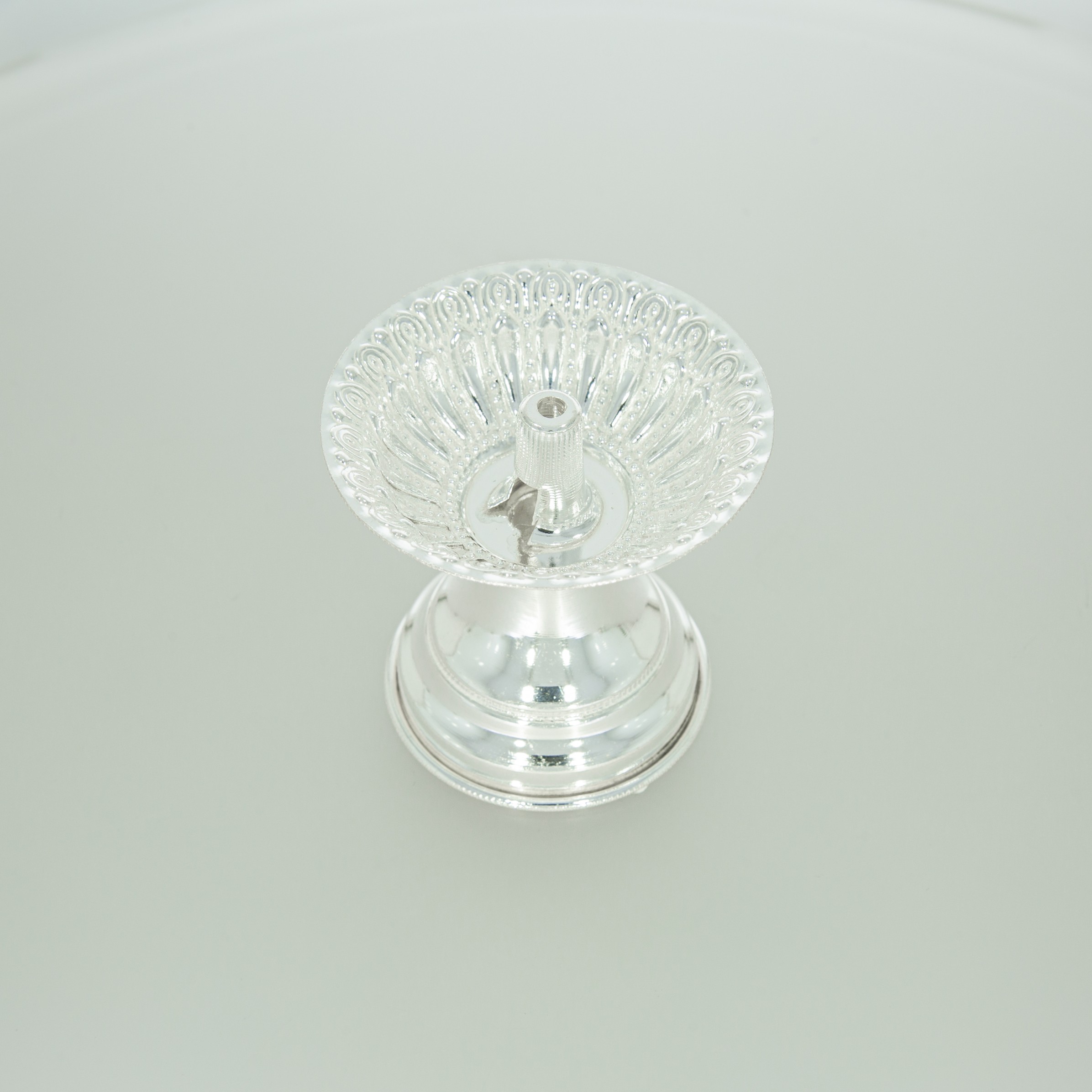 Fascinating Silver Diya Design
