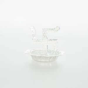 Silver Swastik Agarbatti Stand