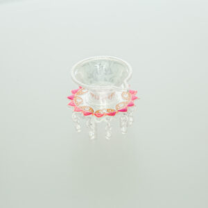 Enchanting Silver Diya Design