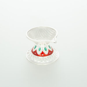 Silver Designer Oil Lamp