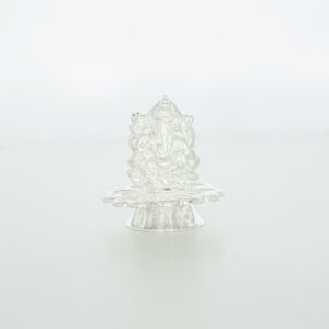 Divine Ganpati Silver Agarbatti Holder