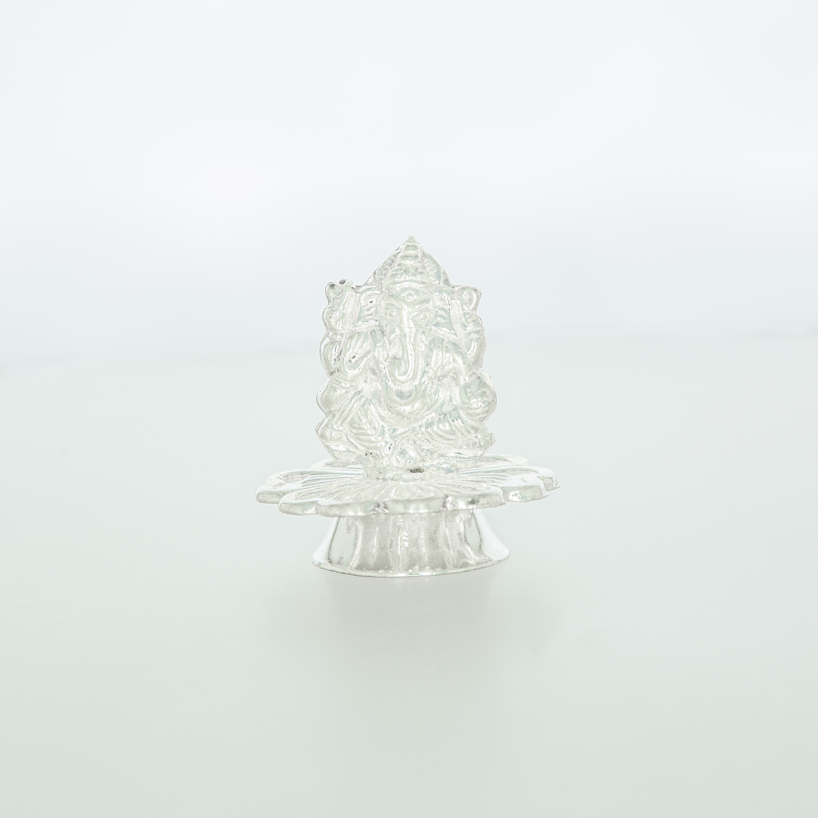 Divine Ganpati Silver Agarbatti Holder