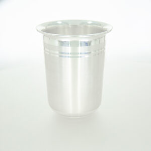 Design Engraved Silver Glass