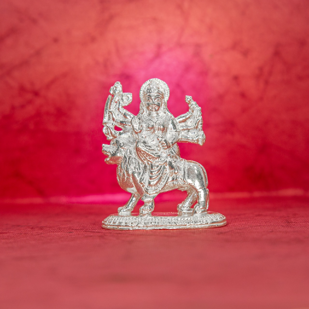 Pure Silver Ambe Mata Idol