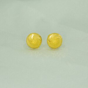 Spiral Design 22kt Gold Tops