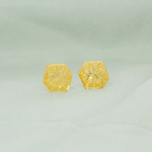 Excellent Shining 22kt Gold Stud Earrings