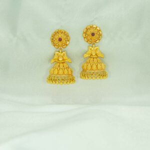 Beautiful 22kt gold jhumka design