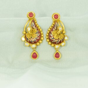 Antique 22k gold earrings design