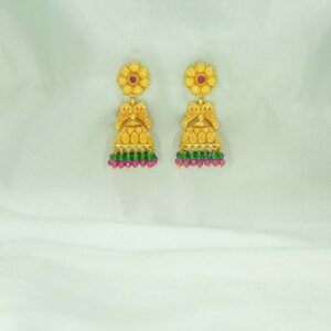 Delightful gold 22k jhumka