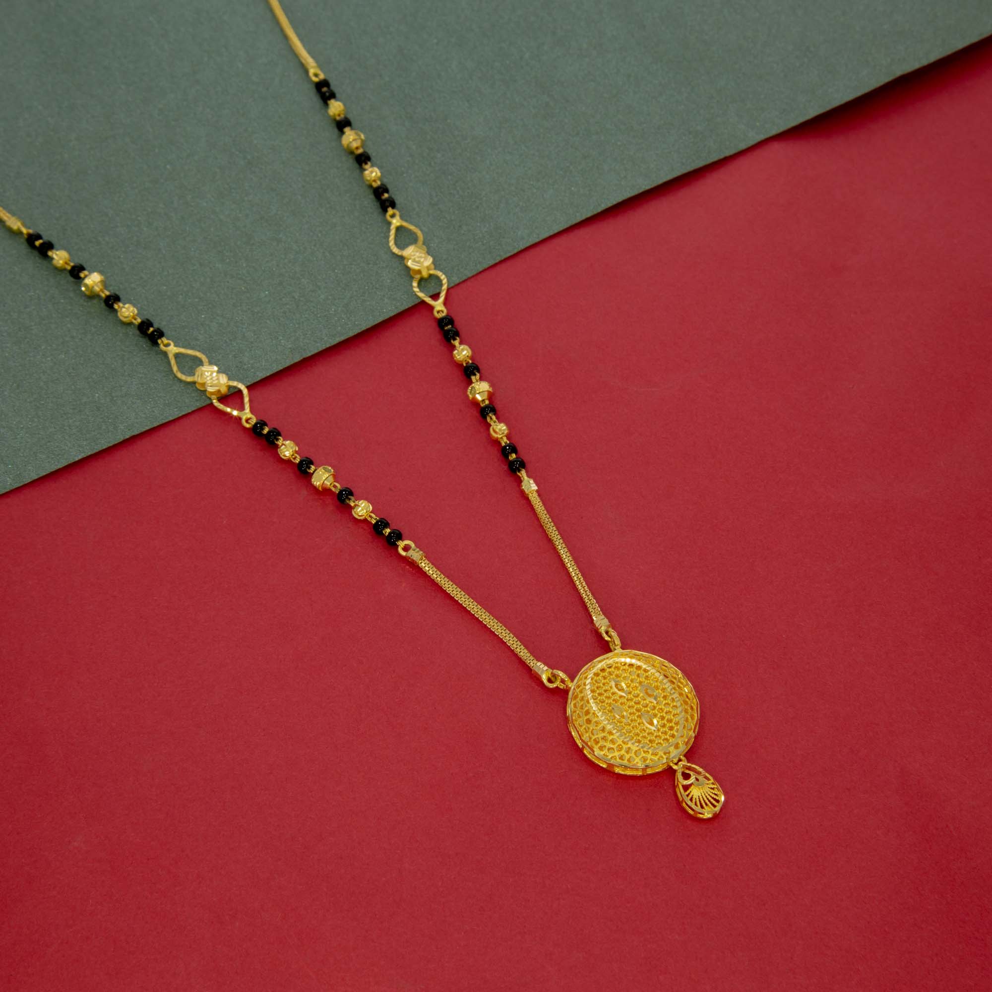Simple 22Carat Mangalsutra Design