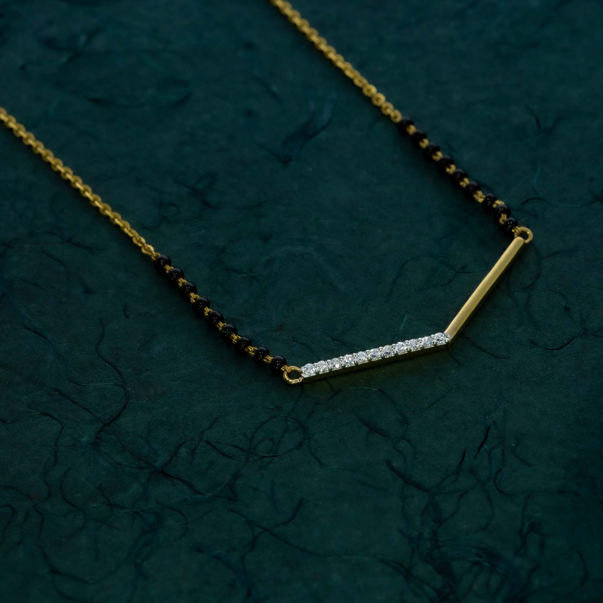 Enchanting Designer Gold Mangalsutra Design