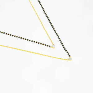 Dual Layer 22k Stylish Gold Mangalsutra