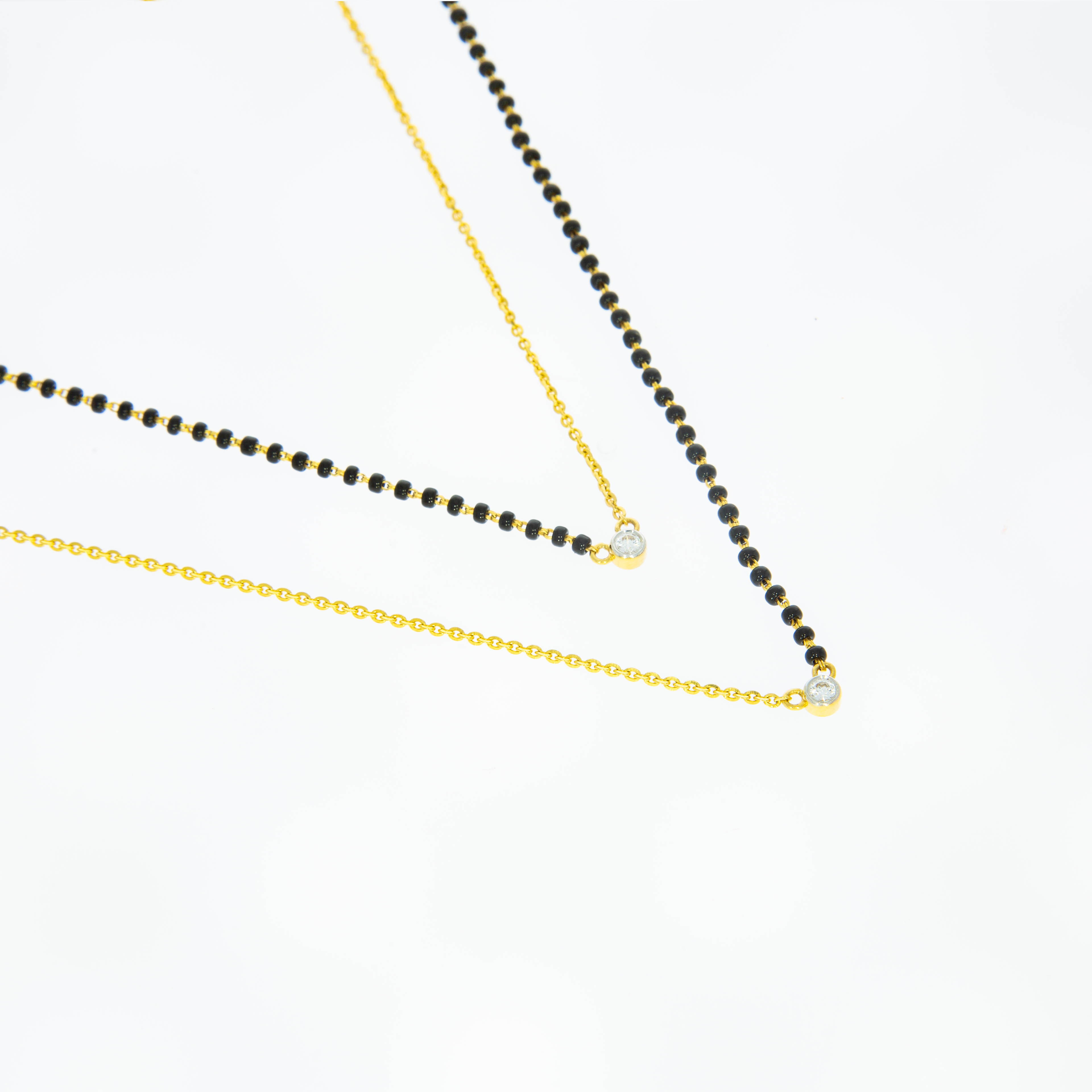 Dual Layer 22k Stylish Gold Mangalsutra