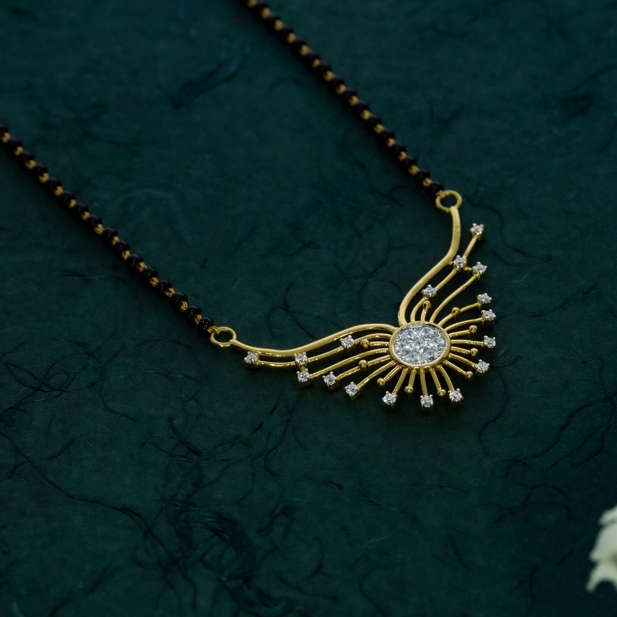 Stunning 22Carat Short Mangalsutra Design
