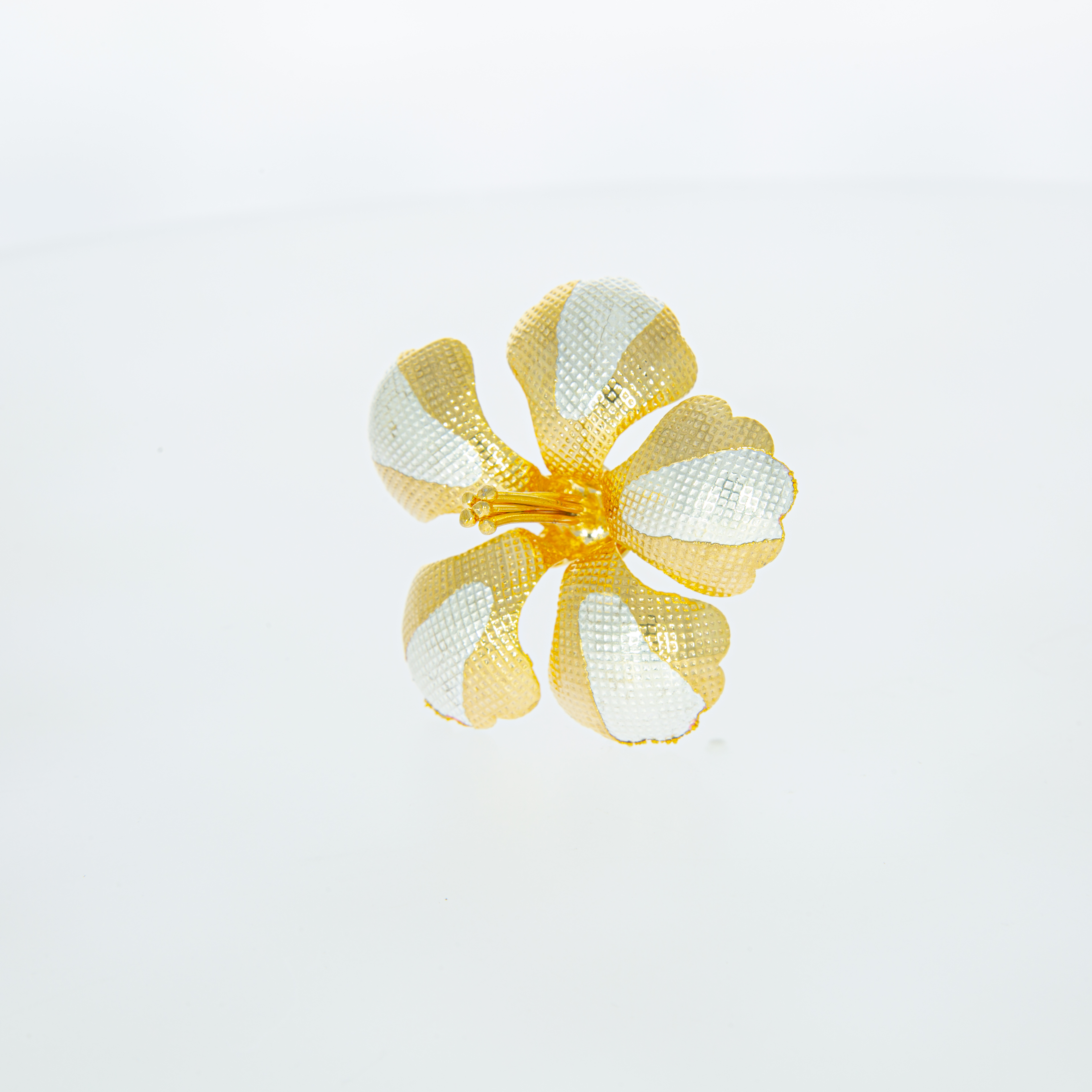 Silver Gold Plated Jaswant Flower