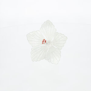Silver Hibiscus Flower