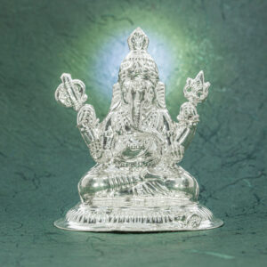 Lord Ganesh Silver Idol