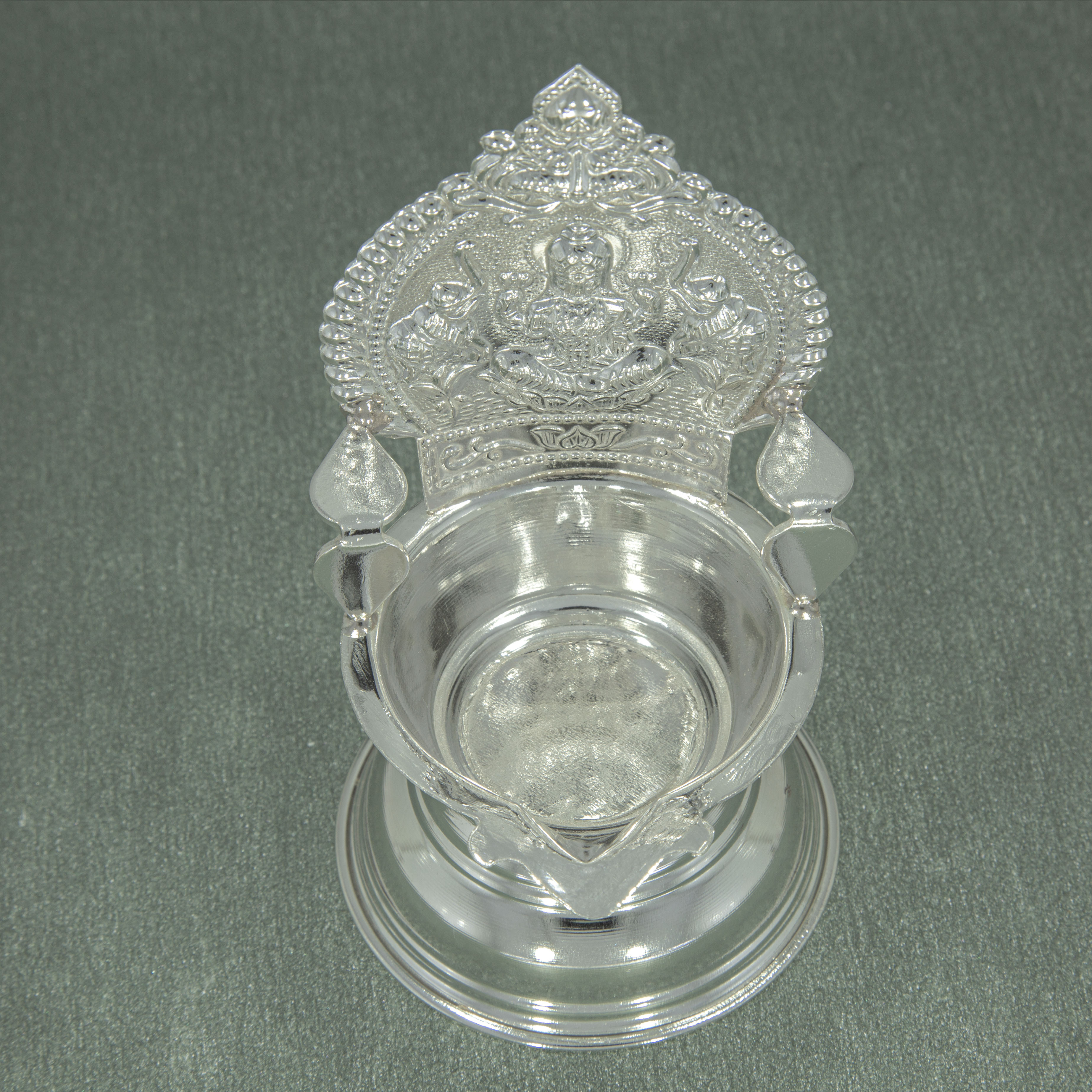 Silver Kamakshi Deepam