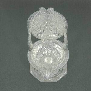 Silver Ganpati Kamakshi Deepam