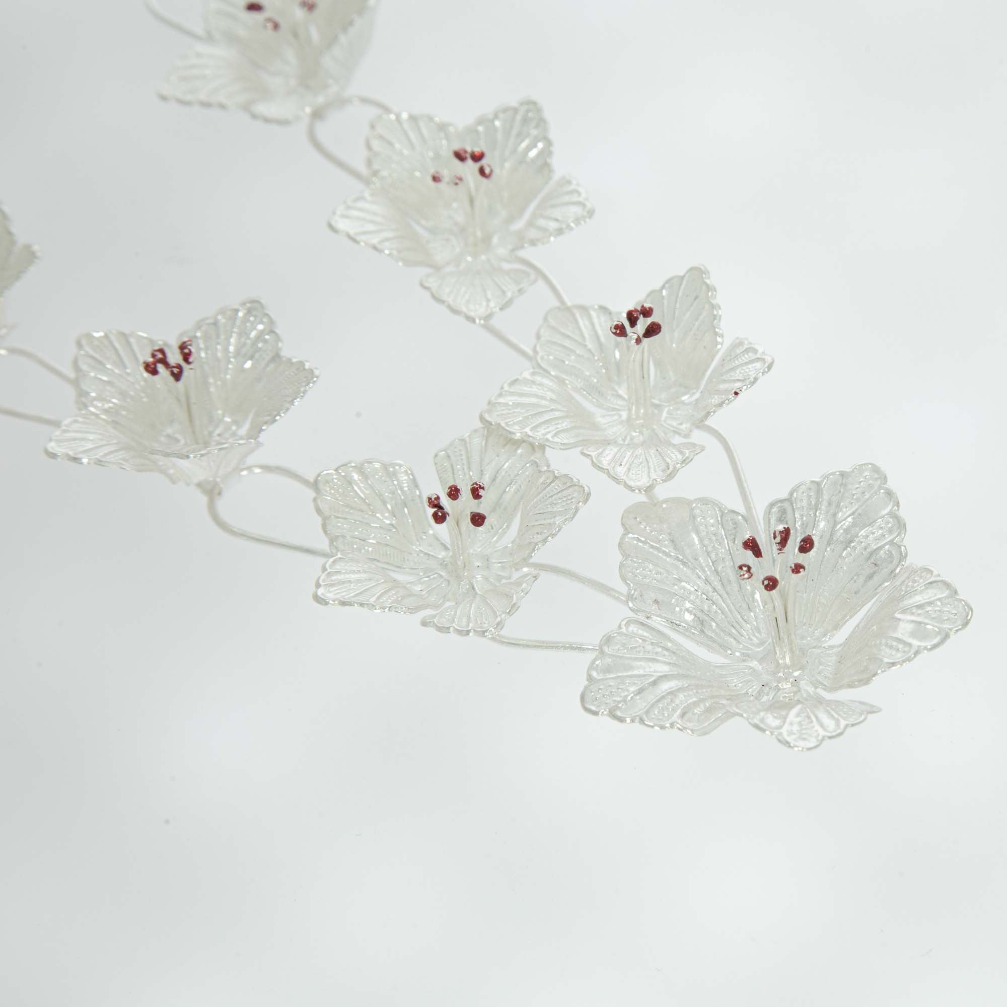 Silver Jaswant Flower Haar