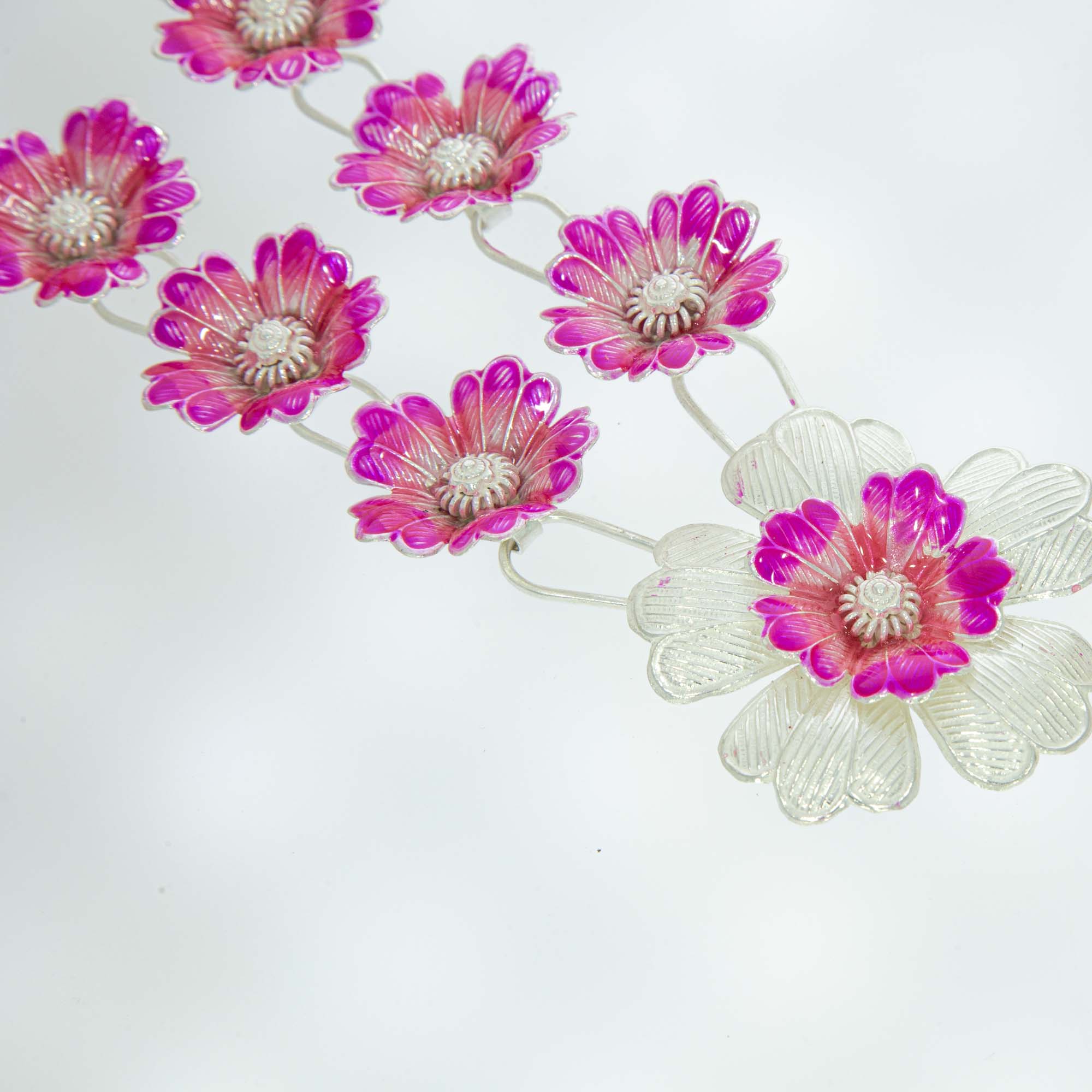 Silver Flower Garland