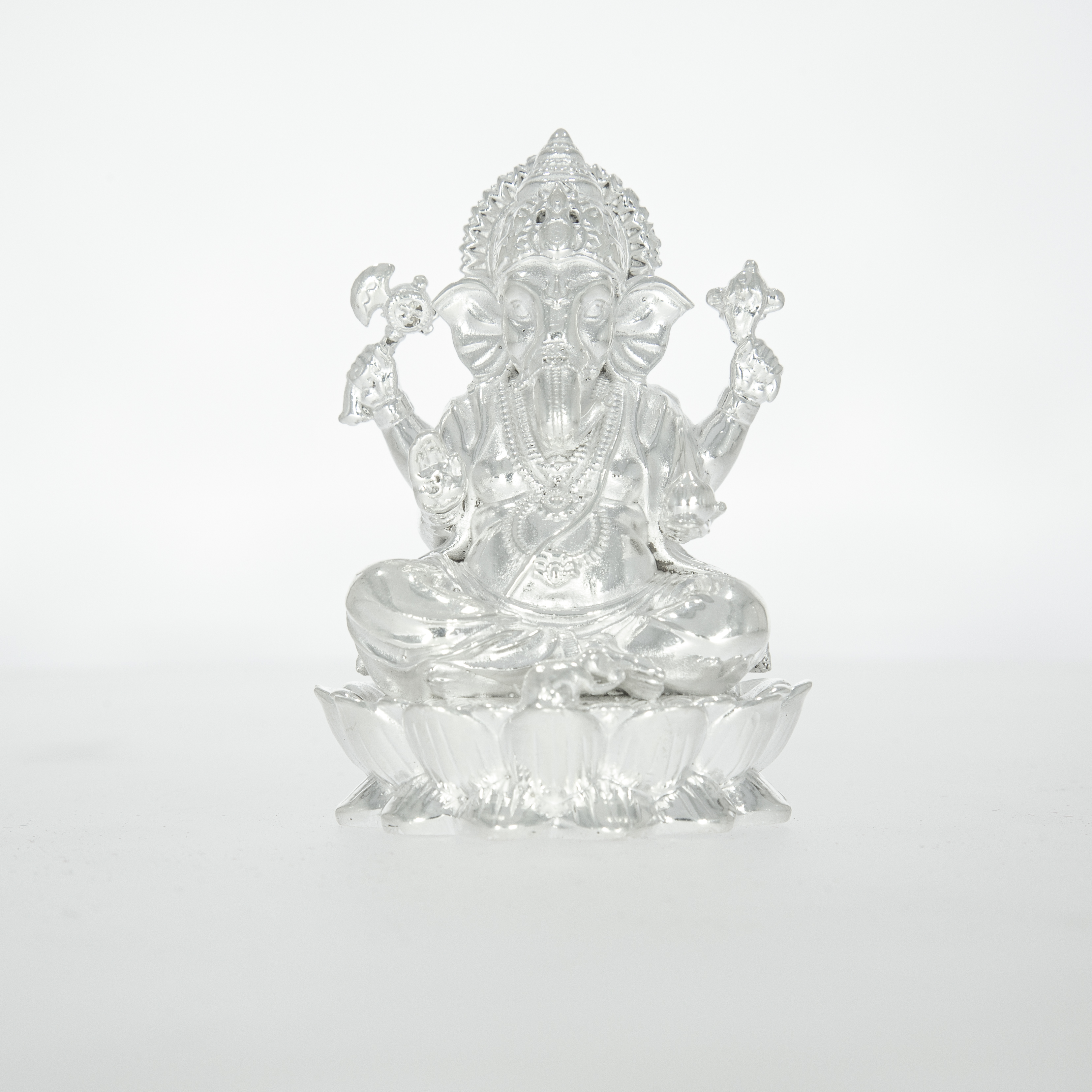 Lord Ganesha Silver Idol