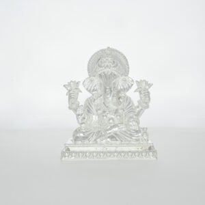 Silver Dagdusheth Ganpati Idol