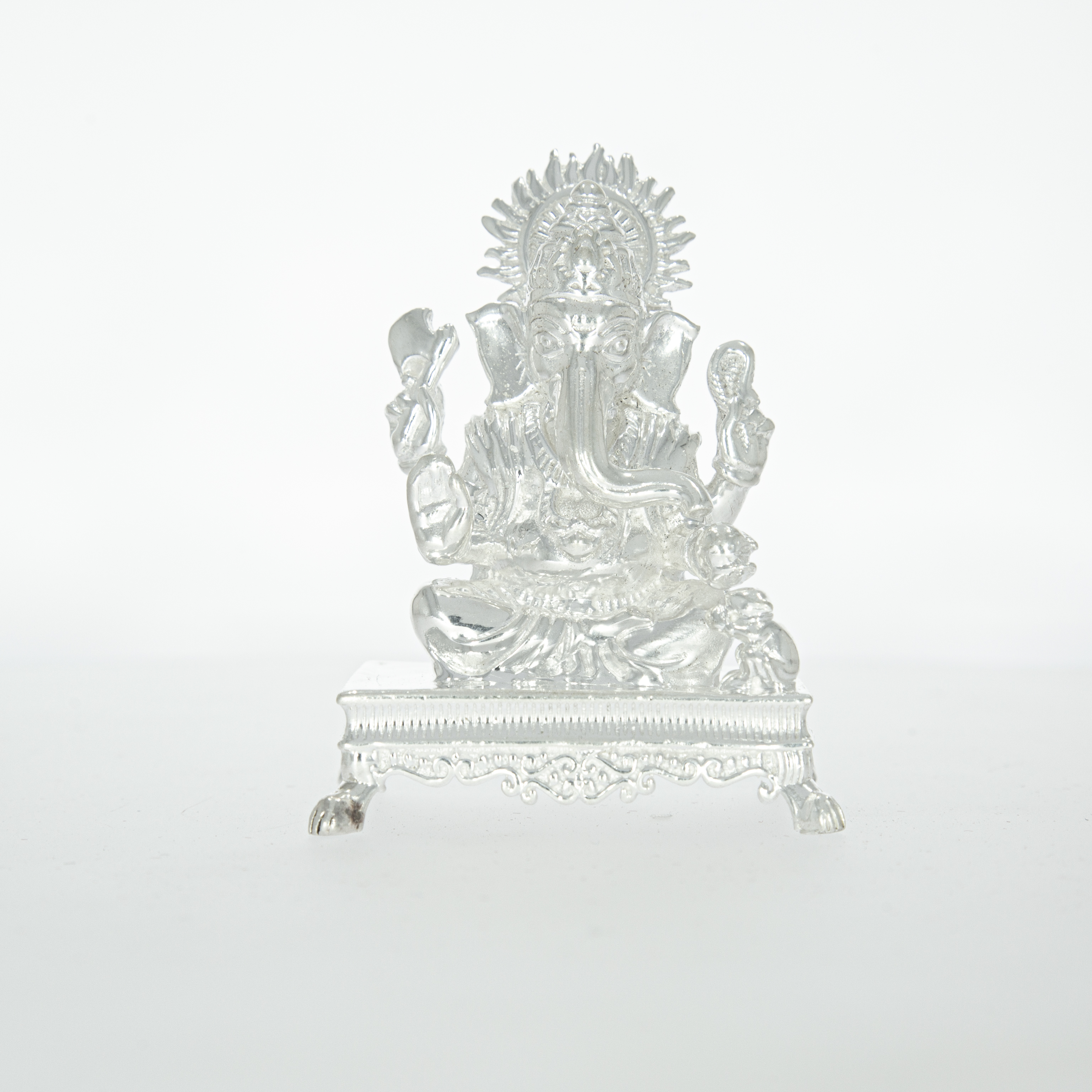 Silver Ganesha Idol