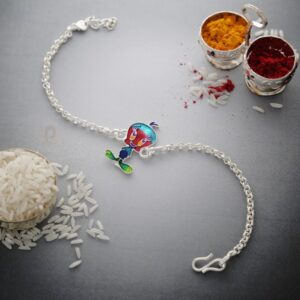 Silver Tweety Cartoon Rakhi