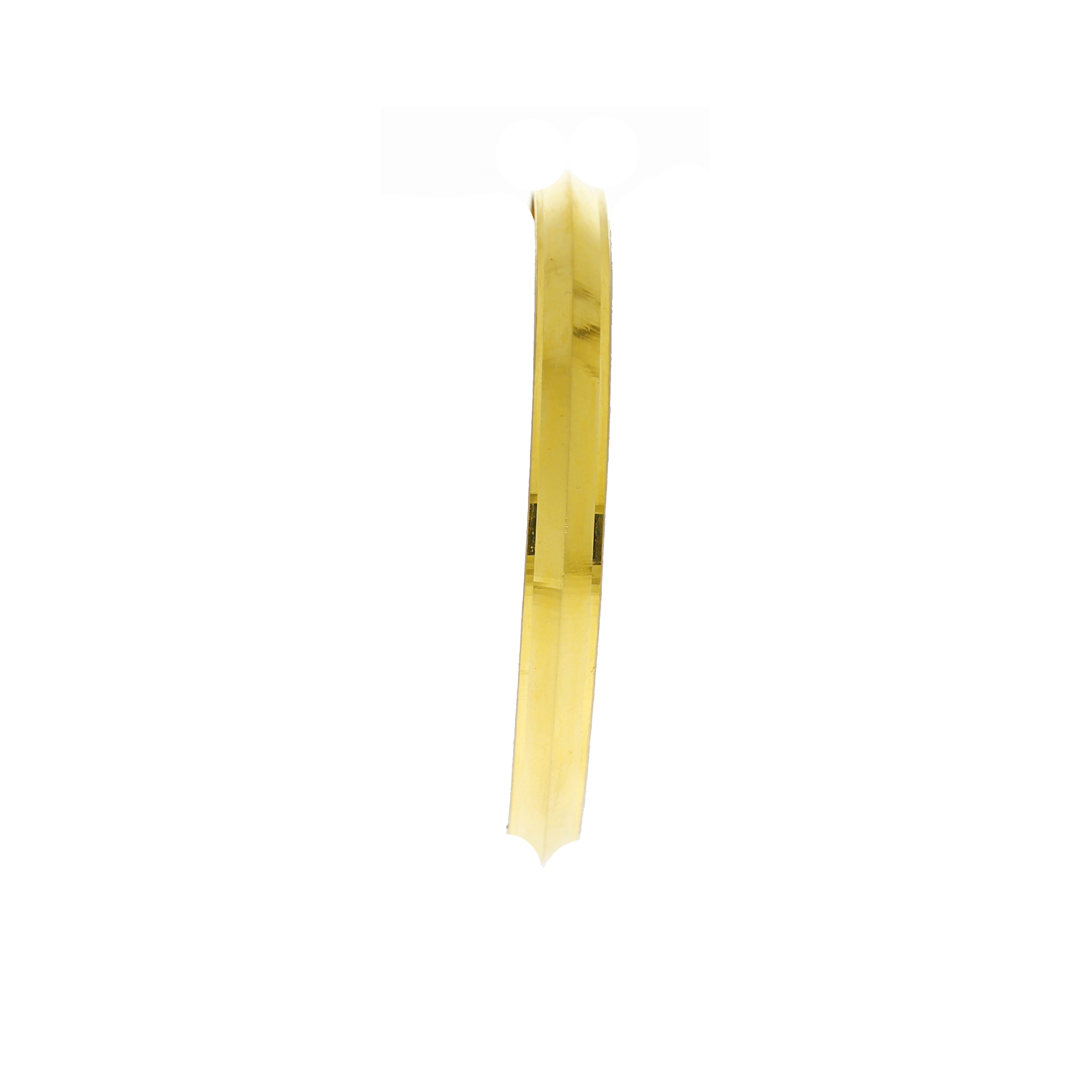 Yellow Gold Punjab Kada In 22kt For Boys