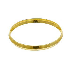 Yellow Gold Punjab Kada In 22kt For Boys