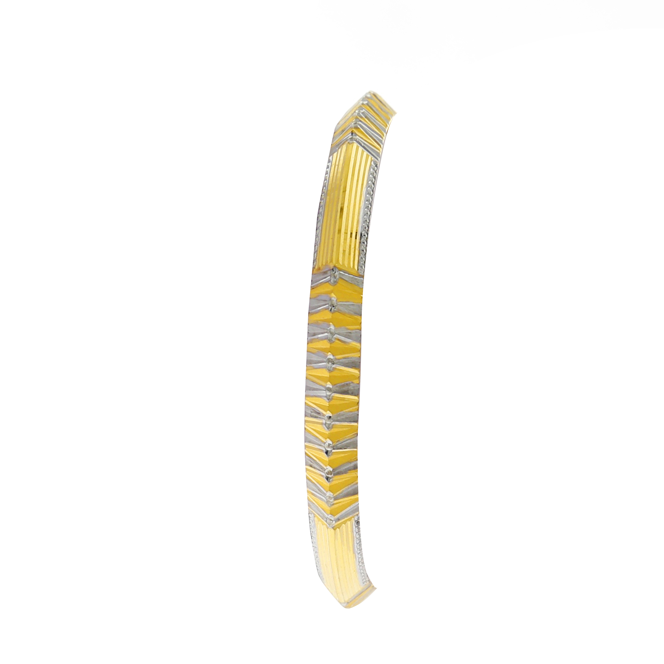 Dazzling Gold Kada For Men In 22carat