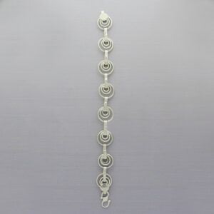 Unique silver bracelet for men