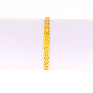Embellished bracelet for gents in 22carat