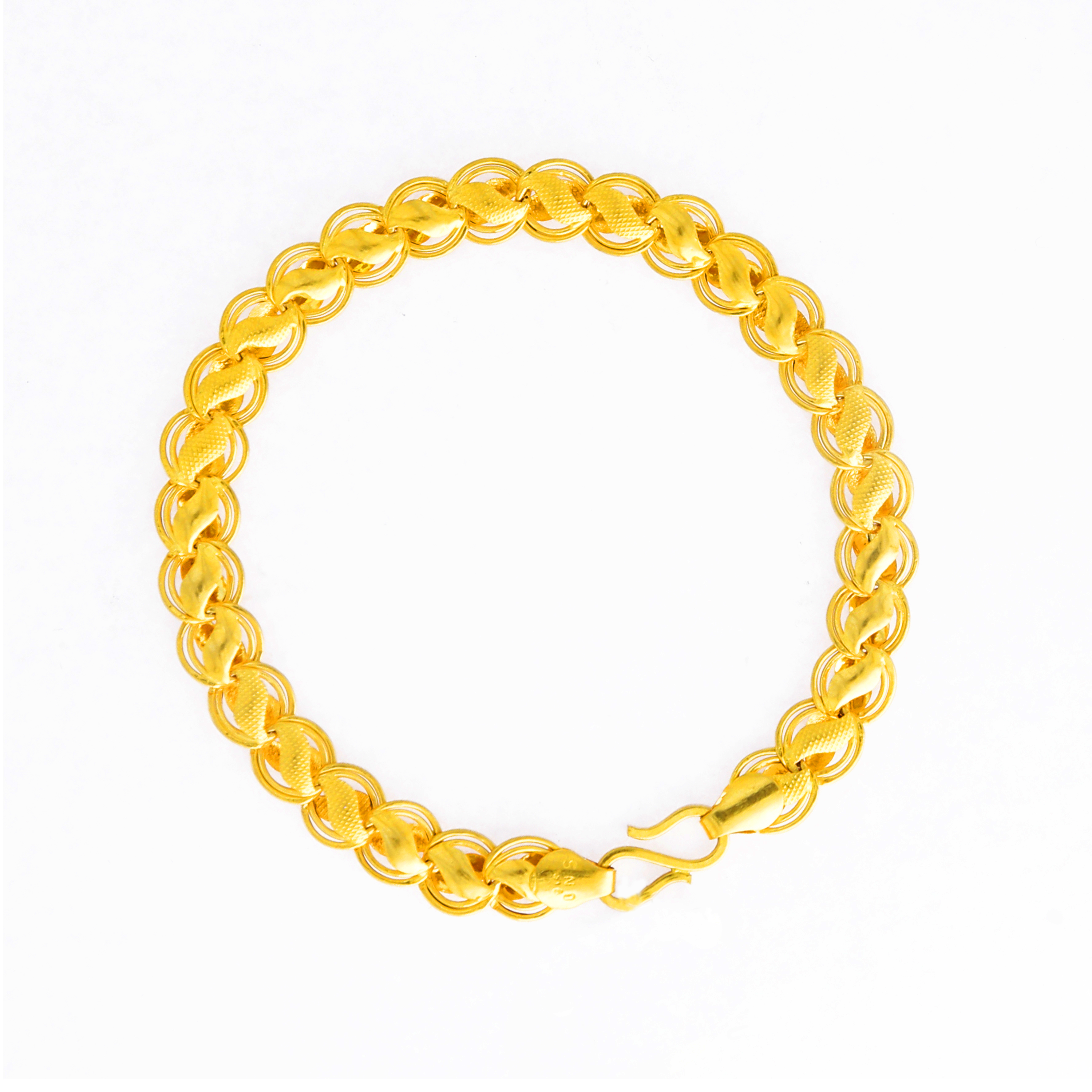 Elegant Gold Bracelet For Gents 22Carat