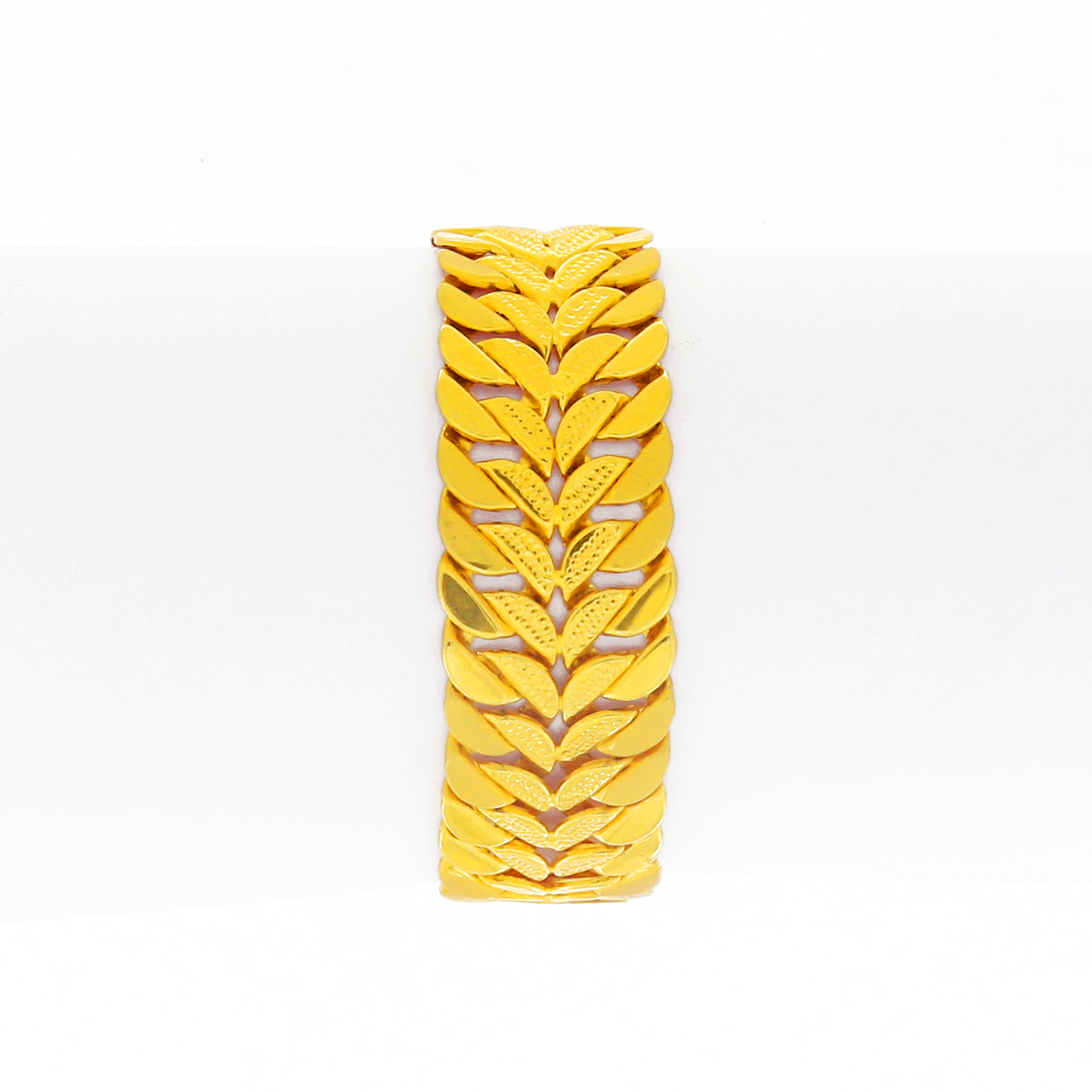 22k Charming Thick Gold Bracelet For Men